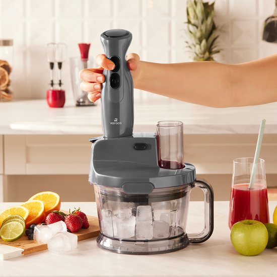 Karaca Pro-Multimax - Keukenrobot – 2000 W – Grijs – Multifunctionele Foodprocessor — afbeelding 2
