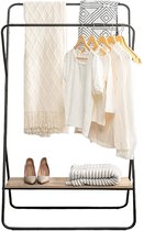 SONGMICS Iron Structure Clothes Rack with Hanging Rail SONGMICS Iron Structure Clothes Rack with Hanging Rail