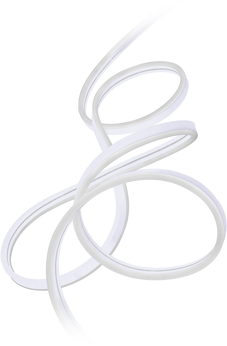 OSRAM NEON FLEX 2M LED strip, wit, 4,7W, 45lm, RGB-kleurcontrole, homogene lichtverdeling, USB-poort, lange levensduur, eenvoudig te installeren, voor binnen, IP20