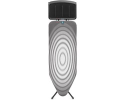Brabantia Strijkplank C - met Stoomunithouder - 124 x 45 cm - Titan Oval