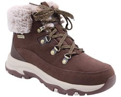 Skechers TREGO - SNOW WORRIES Dames Wandelschoenen - Chocolate