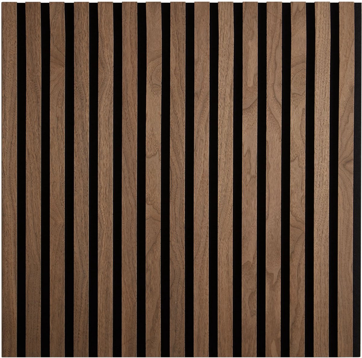 Homestyle4u Akoestisch paneel - 60x60 cm - Notelaar - 1 stuk