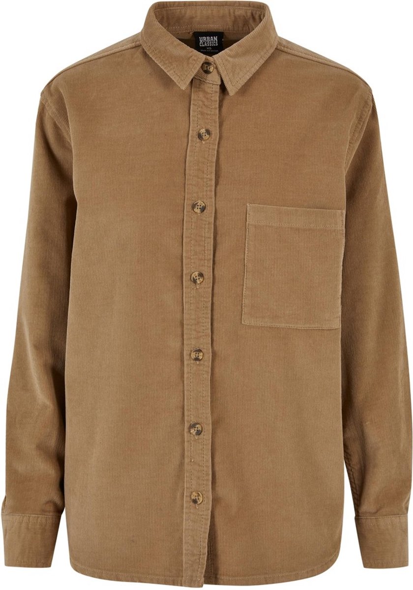 Urban Classics Corduroy Oversized Blouse 5XL Beige