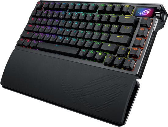 ASUS ROG M702 Azoth Extreme - Toetsenbord Bedraad & draadloos - USB, 2.4Ghz, Bluetooth 5.1 - ROG NX Mechanical Switch (Snow/Storm) - US lay-out - QWERTY - zwart