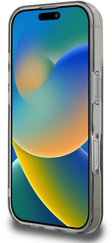 Guess GUHMP16LHFWFCK iPhone 16 Pro 6,3" noir/noir coque rigide IML Flowers Wreath MagSafe