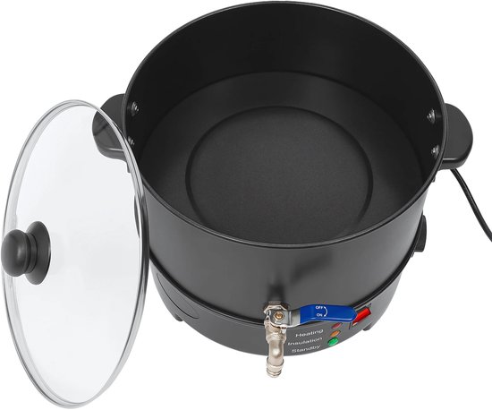 Fondoir Waxverwarmer Kaars - 1,8L Smeltmachine Met Accessoires Voor Beginners