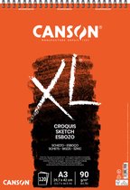 Canson schetsblok XL formaat 297 x 42 cm (A3) blok van 120 blad