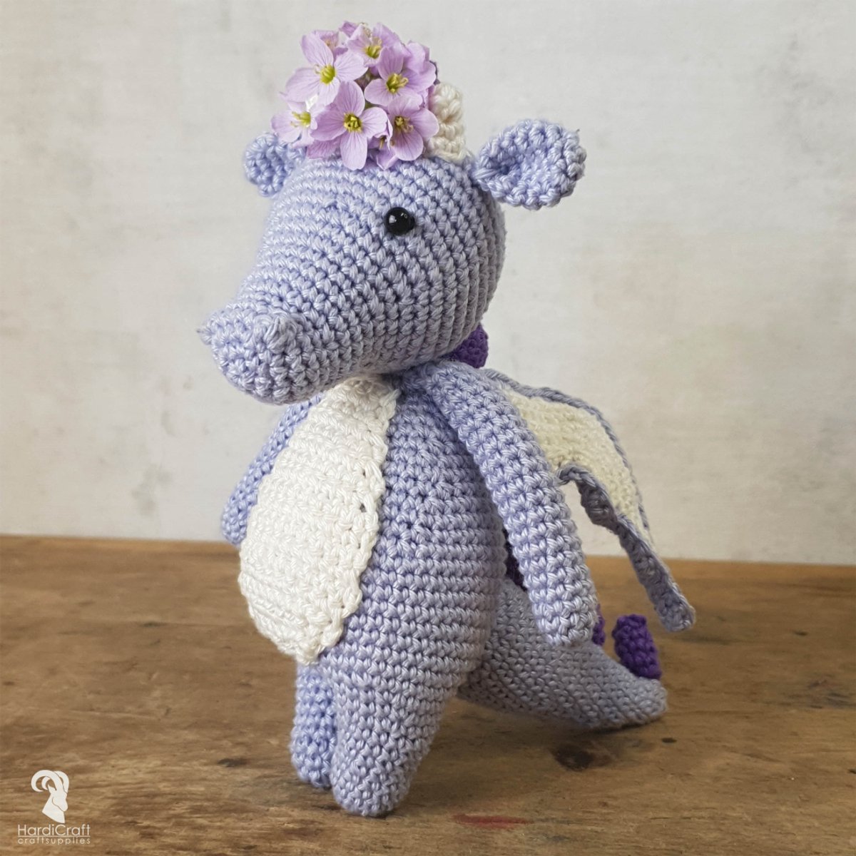 Hardicraft Syl Dragon Haakpakket - Haken - DIY - Voor Volwassenen - Knuffels - Haakpakketten — afbeelding 5