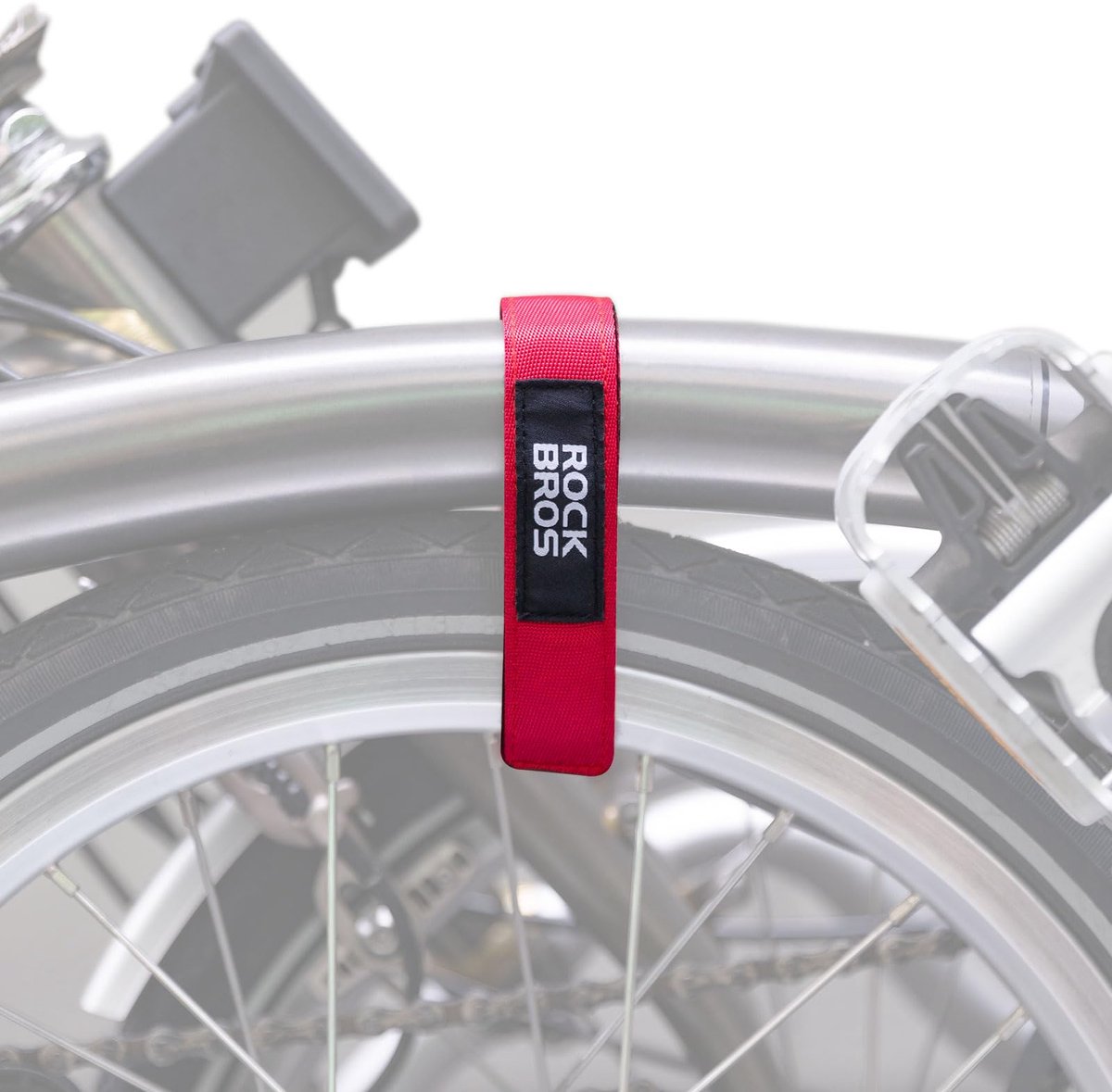 Fietsendrager - voor Brompton fiets - met spanbanden voor bevestiging