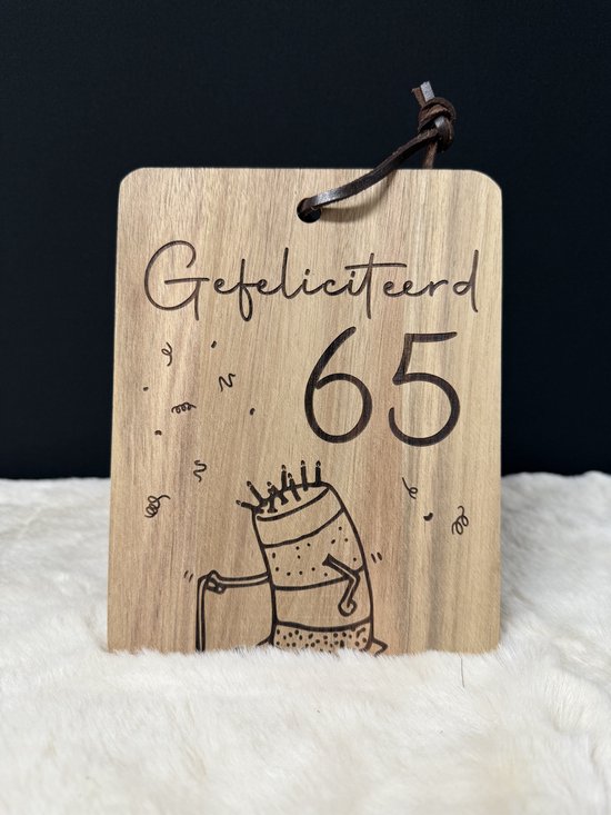 65e anniversaire - 65 ans - Cadeau 65e anniversaire - Cadeau 65e anniversaire pour homme - 60e anniversaire pour femme - Carte d'anniversaire - Décoration d'anniversaire - Décoration d'anniversaire