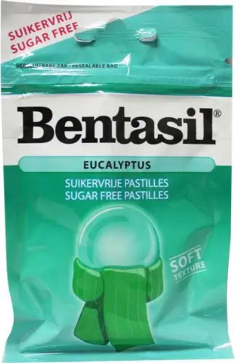 Bentasil Keelpastilles Eucalyptus - 6 x - Voordeelverpakking