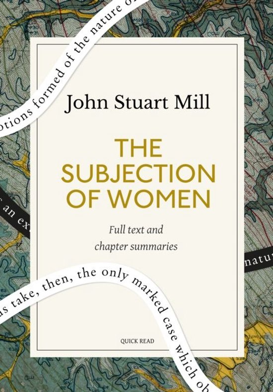The Subjection of Women: A Quick Read edition - cover