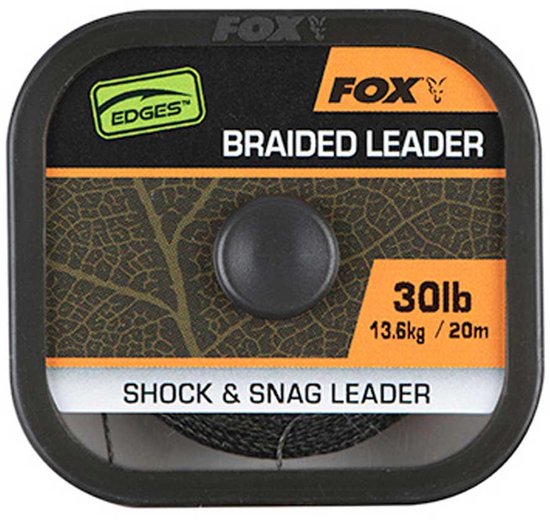 Fox Naturals Braided Leader - 20 m - 13,6 kg van Fox — afbeelding 2