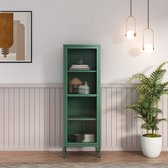 COSTWAY Boekenrek, bamboe staand rek met 3 niveaus, staand rek, A