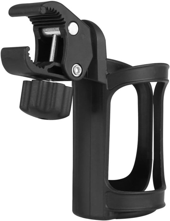 Drinkfleshouder - Bidonhouder -Bidonhouder fiets - Universele bekerhouder - Mountainbikes - Fiets - Universele bekerhouder voor fietsen - Trolleys of rollators - Snelle montage en demontage - Fietsaccessoires - Zwart - 1 stuk — afbeelding 5