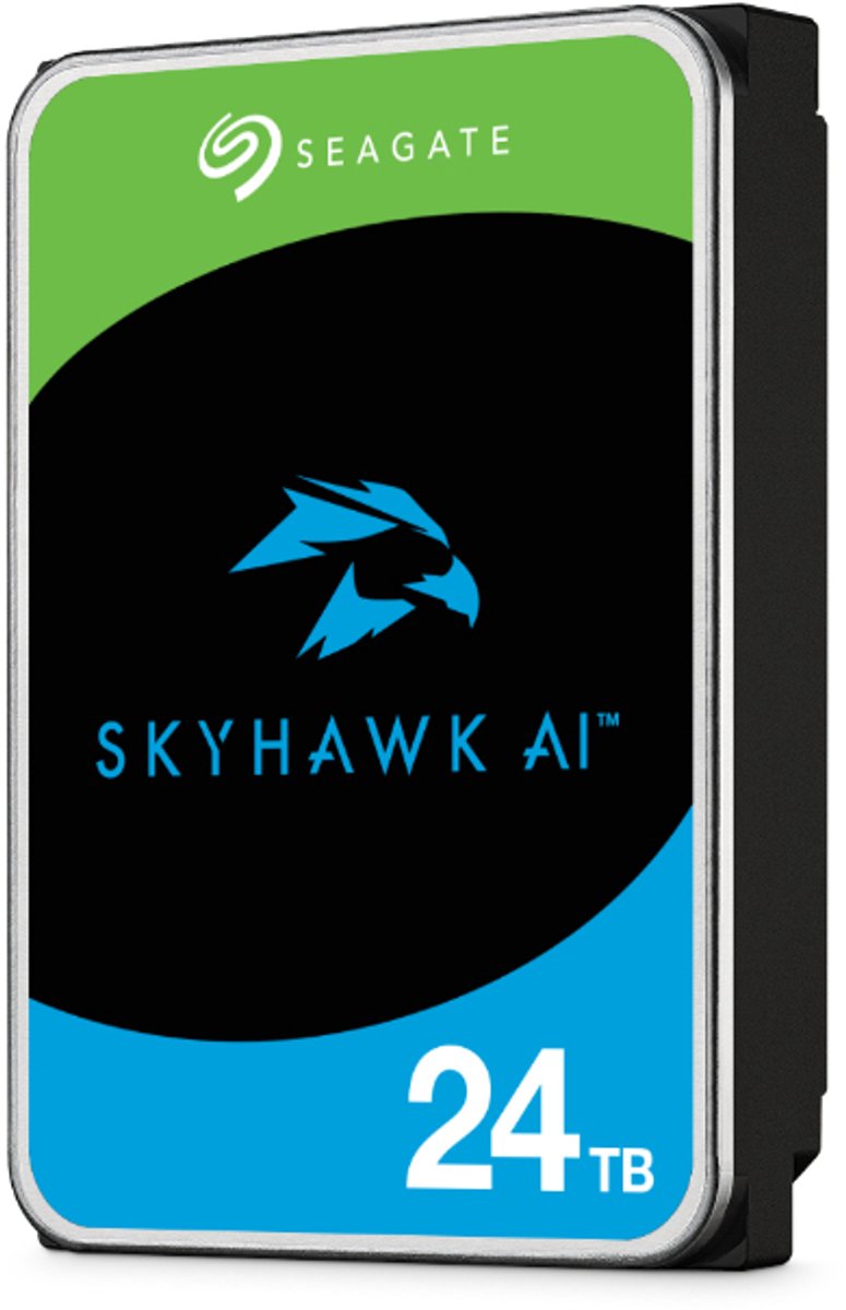 Seagate SkyHawk AI interne harde schijf 24 TB 7200 RPM 512 MB 3.5" SATA III