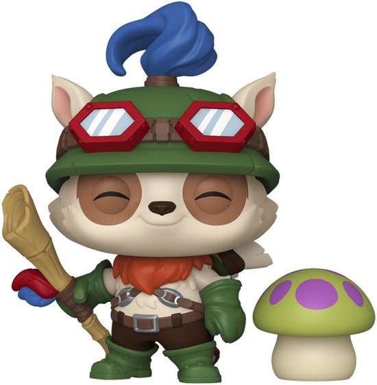 League Of Legends Teemo with Mushroom vinylfiguur 1138 Unisex Funko Pop! - Neutraal - Standard