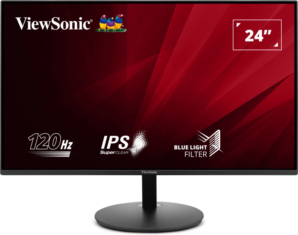 Viewsonic Va24e1-h 23.8´´ Fhd Ips Led 120hz Monitor Transparant One Size / EU Plug 220V