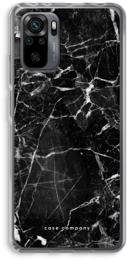 Coque de téléphone en marbre noir de face