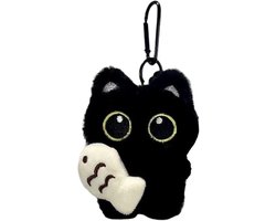 Kat pluche sleutelhanger, kat knuffel | Cartoon gevulde kat tas charme,Leuke cartoon pop tas charme, zachte schattige dieren pluche bal sleutelhanger voor kinderen volwassenen