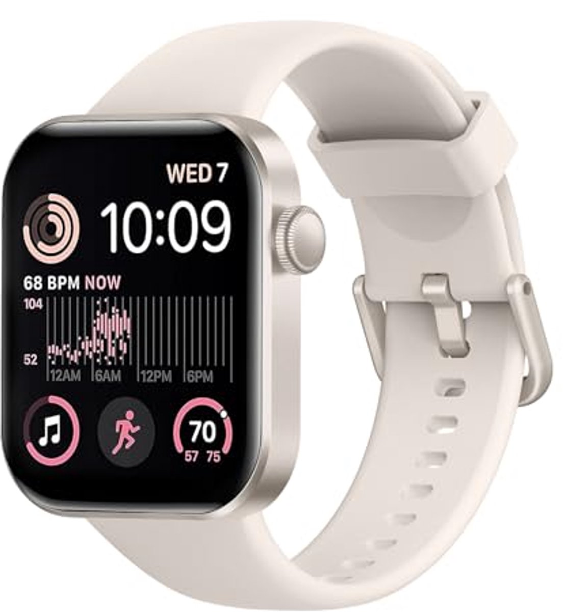 Slimme horloge met oproepfunctie, 1.85" HD touchscreen, 24/7 hartslag, bloeddruk en slaapmonitor, 140+ sportmodi en IP68 waterproof fitness tracker voor Android en iOS