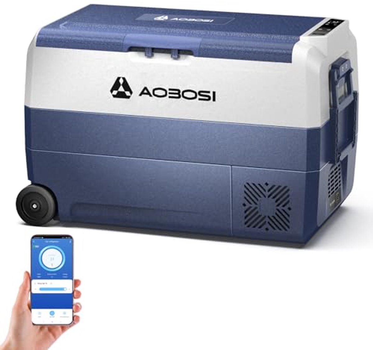 Compressor Koelbox 50L Met App Besturing Voor Auto, Truck, Boot & Kamperen