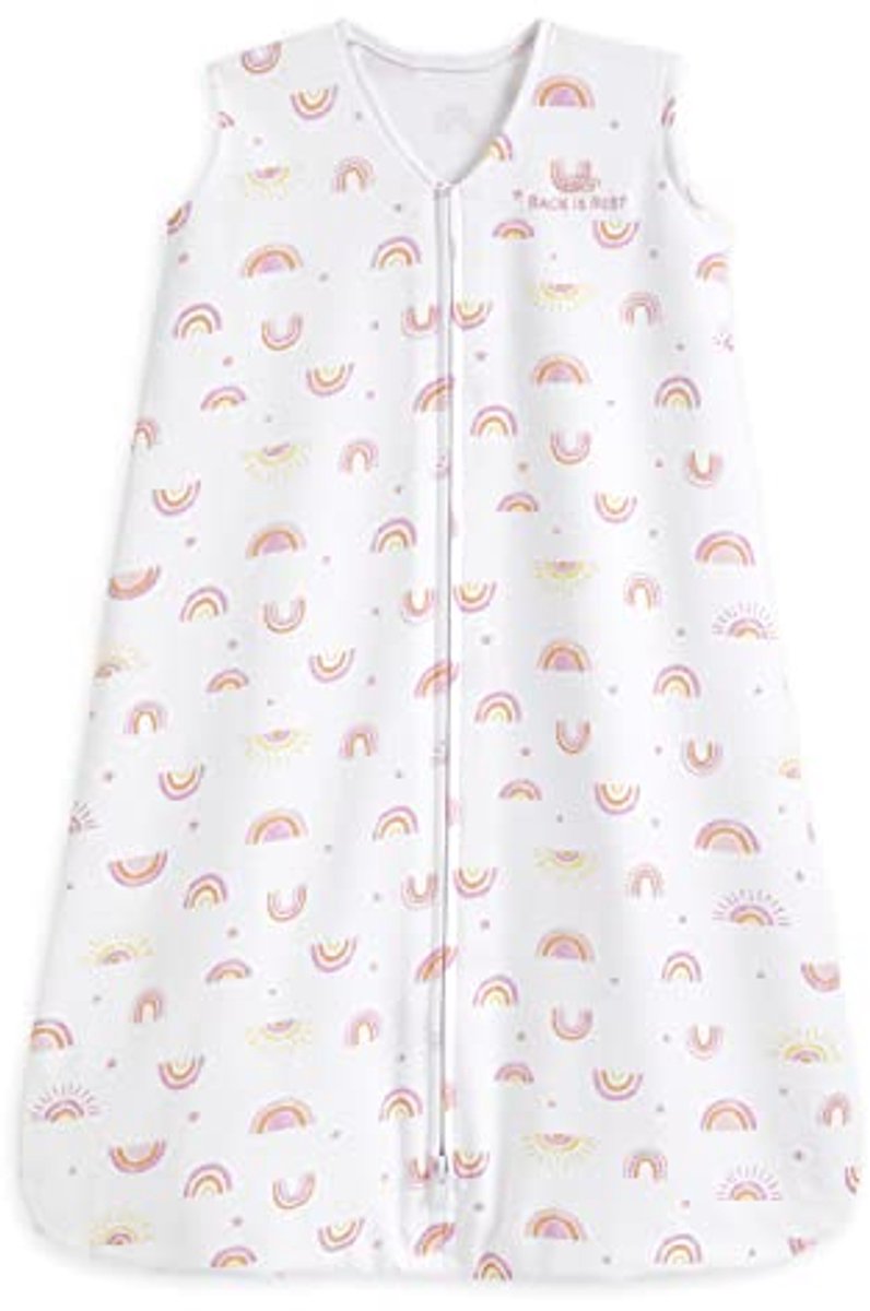 Image of 100% Katoenen Babyslaapzak met Ritssluiting - Unisex Slaapzak voor Pasgeborenen