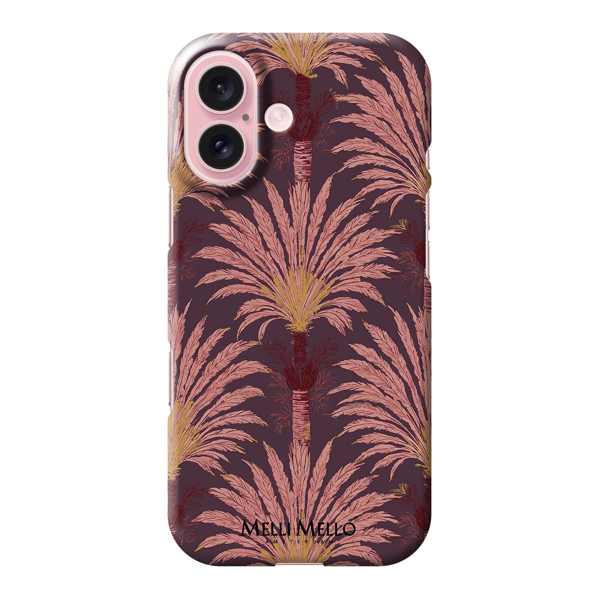Melli Mello Telefoonhoesje Crimson Palm (Hard Case) - Samsung Galaxy S21 Plus 5G