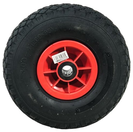 Opblaasbaar Wiel 10 Inch - Perfect voor Steekwagens en Trolleys - Boring 25 mm — afbeelding 3