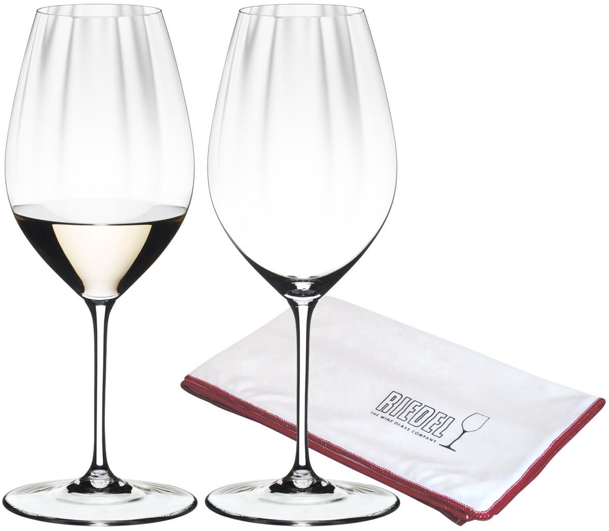 Rieslinggläser inklusive Poliertuch Performance 623 ml Set van 2
