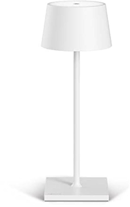 Tafellamp zwart oplaadbaar incl. LED en dimmer IP54 - Jude