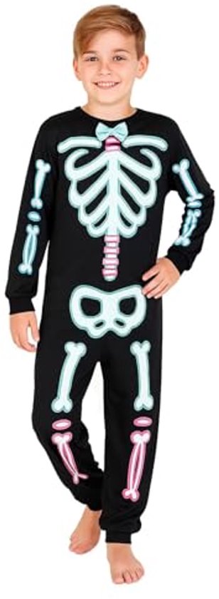 CUTIECLUB Familie Bijpassende Halloween Onesie Pyjama Glow in The Dark