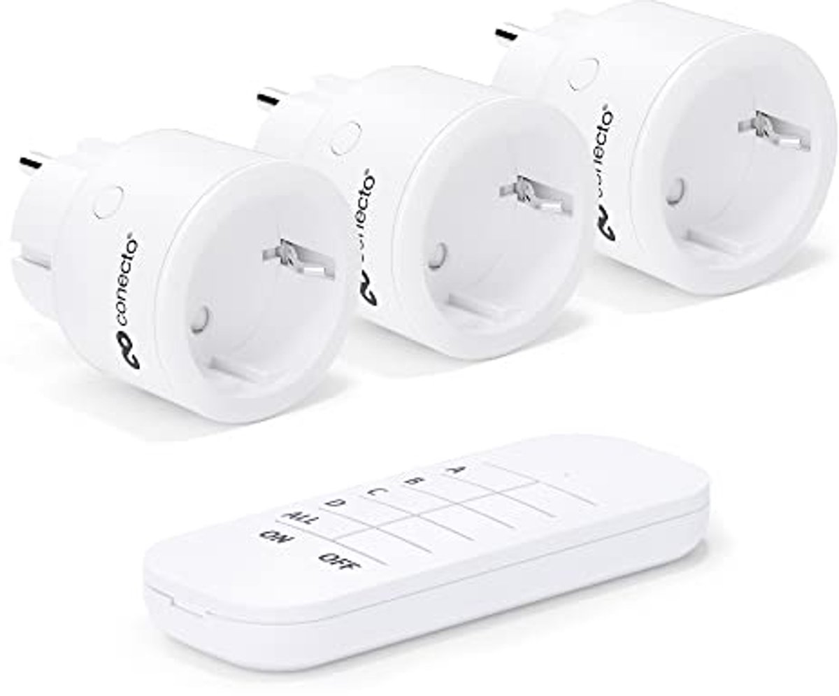 Draadloze Stopcontacten Set - 3 Stuks met Afstandsbediening voor Binnen, 2300W, 230V