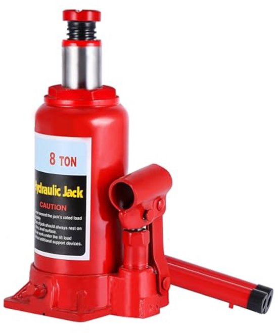 Cric hydraulique 8 tonnes - Cric de réparation universel pour voiture, atelier et garage
