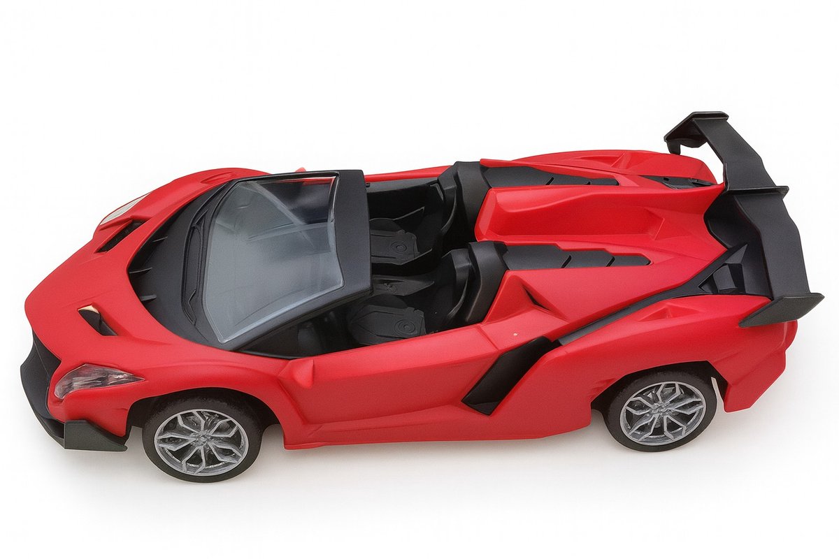 Darenci DARE Raceauto - Remote Control - Cabrio - Speelgoed Auto - Afstandsbediening - Elektrisch bestuurbaar - Rood/Zwart — afbeelding 3