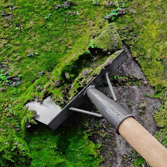 Multifunctionele Tuinschep - Roestvrijstalen Schoonmaakschep voor Onkruid en Mos - IJsverwijdering en Sneeuwschep - 20 cm voor Planten - Boerderij - Wieden Gereedschap van Merkloos	 — afbeelding 2