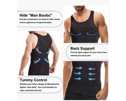 Strak vormende tanktop voor heren - 2 stuks