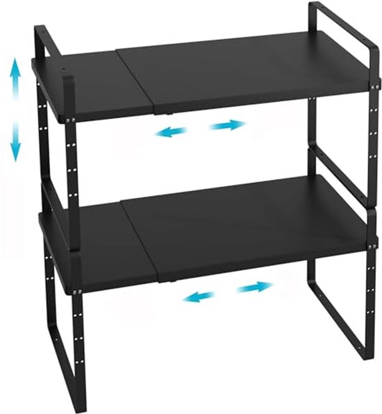 Nxconsu Uitbreidbare kast plank organizer