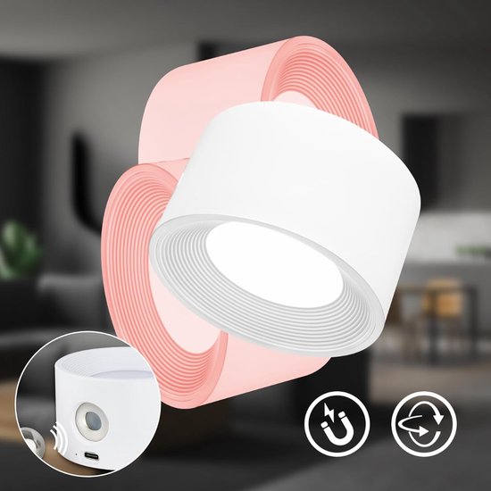 Bedlampjes Hoofdbord - Leeslampjes - Bedlamp Slaapkamer Volwassenen - Wit van LIZD — afbeelding 2