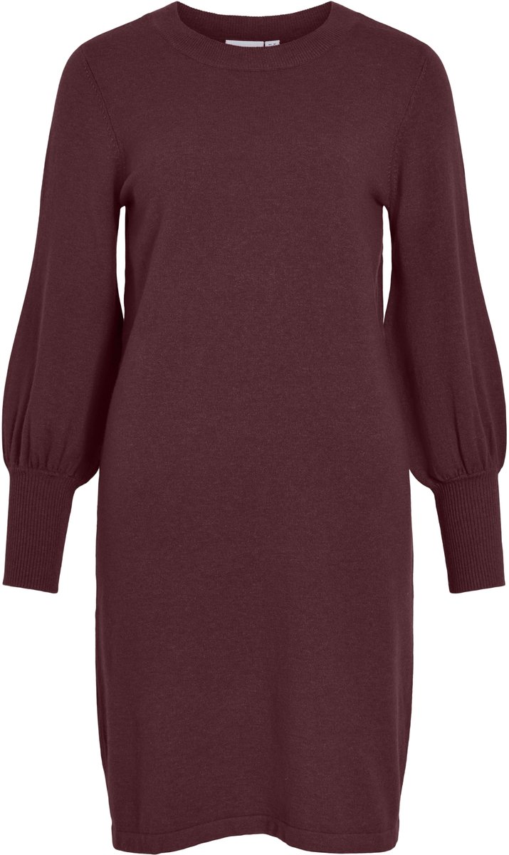 VILA - VIKERRY O-NECK KNIT DRESS - NOOS - Dames - Mini jurken