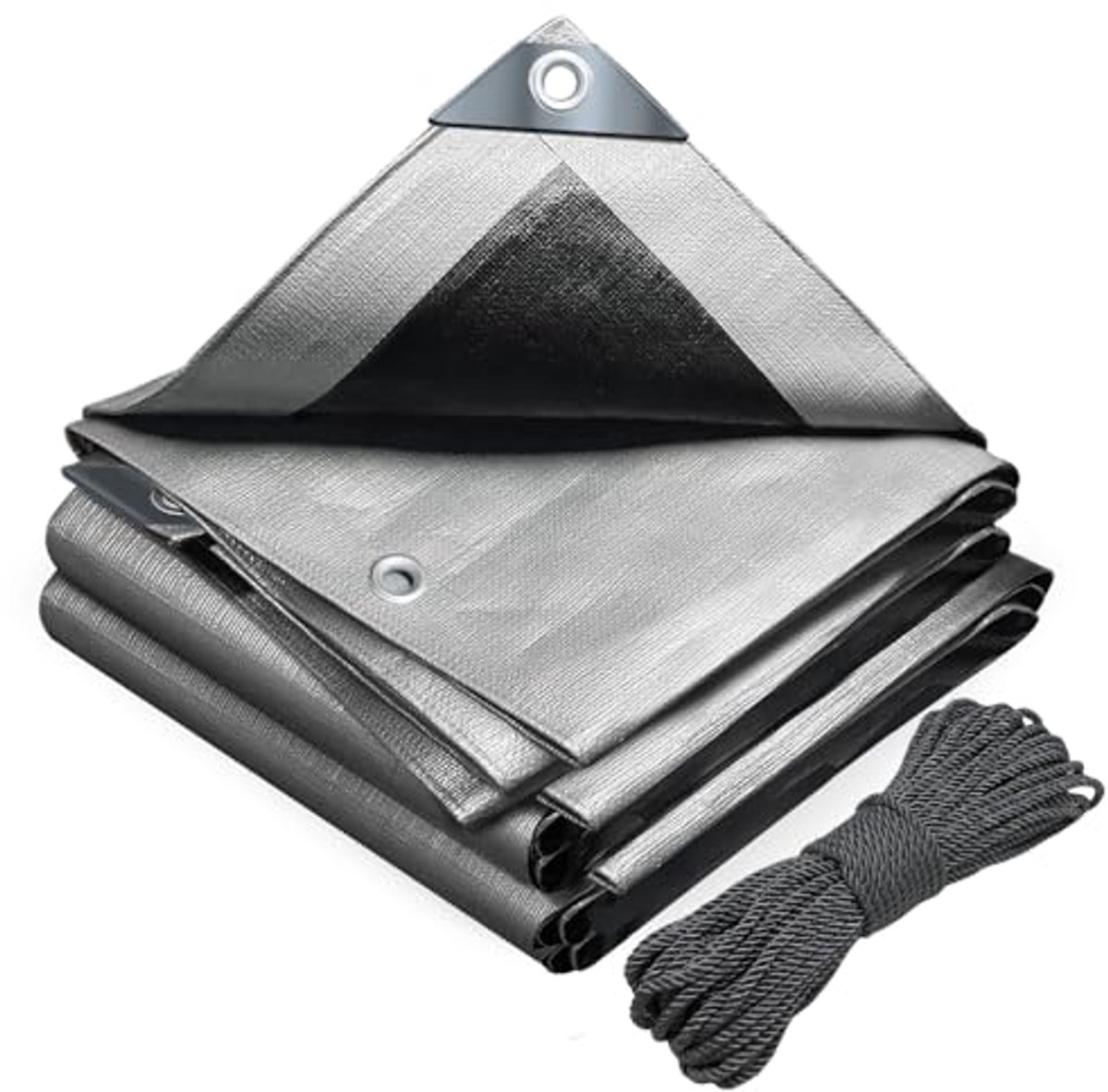 Waterdicht afdekzeil 180 g/m² - Extra zwaar en robuust voor tuin en zwembad - 2 x 3 m