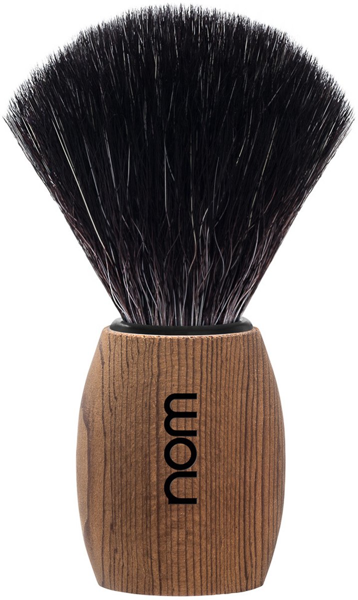 Nom -Scheerkwast -OLE21PS -Black Fibre® -Bruin Essenhout