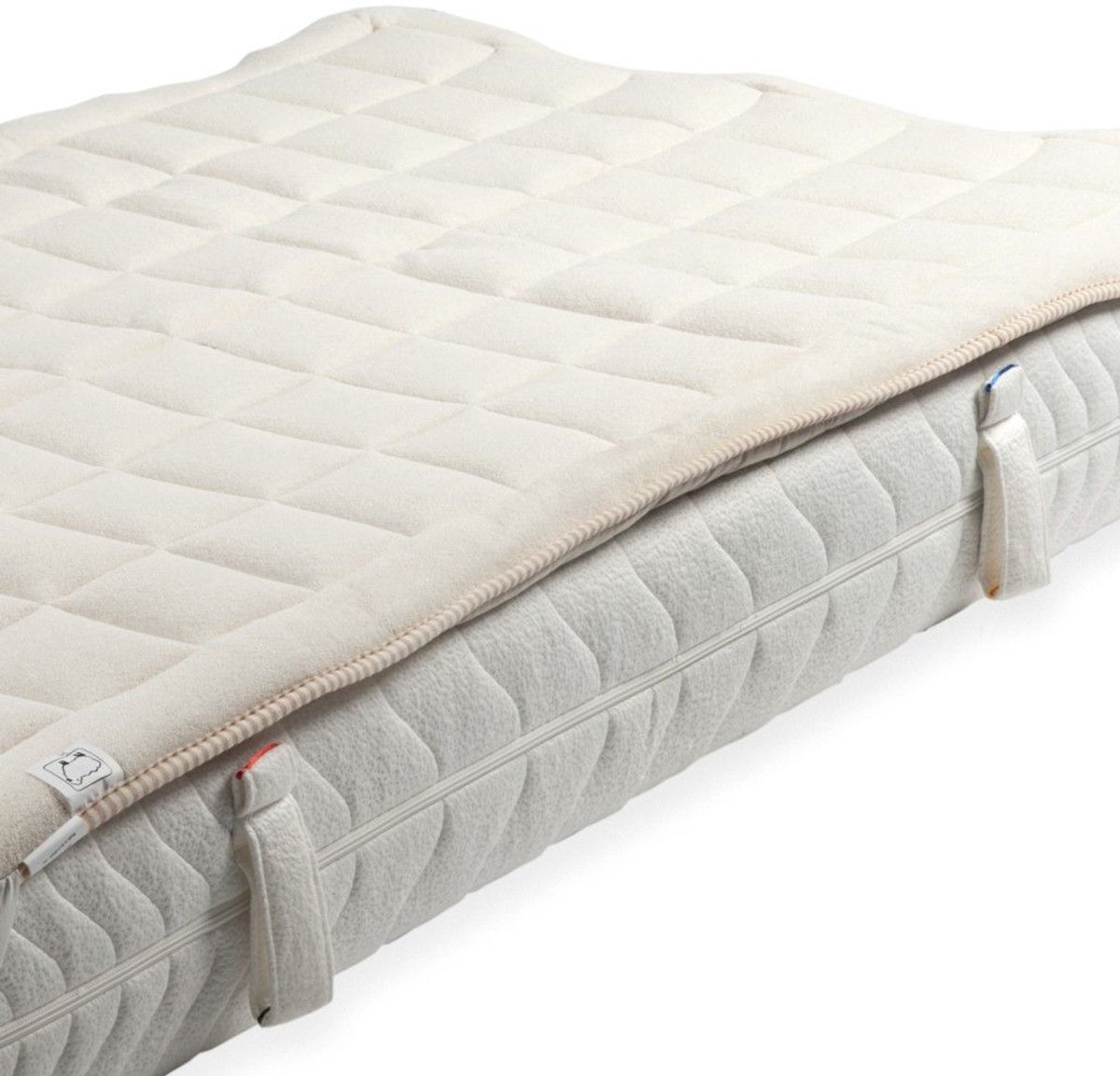 Odeja Natur Double Comfort Topmatras – Dubbel Comfort Topmatras met Natuurlijke Vulling & Katoen/Microvezel Tijk, Ademend & Ondersteunend voor Extra Slaapcomfort | 200x200cm