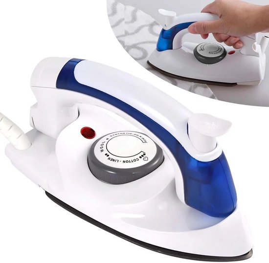 Sattire Handheld Mini Strijkijzer 700W – Compact Droog- & Stoomstrijkijzer voor Thuis & Reizen
