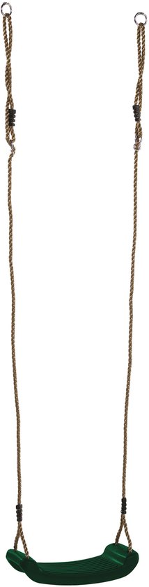 Siège de balançoire pour enfants en plastique vert