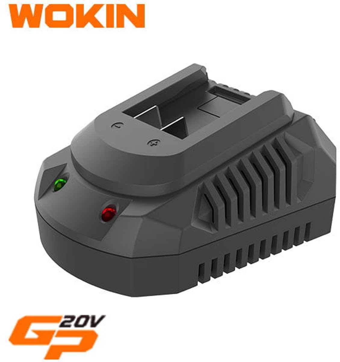 Wokin accu lader + 1x Wokin 4.0 ah accu 20V