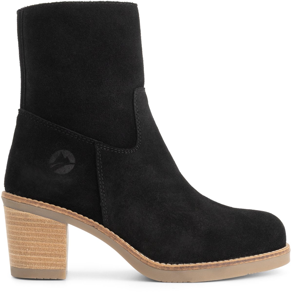 Travelin' Indre Dames - Enkellaarsjes - Leer - Zwart