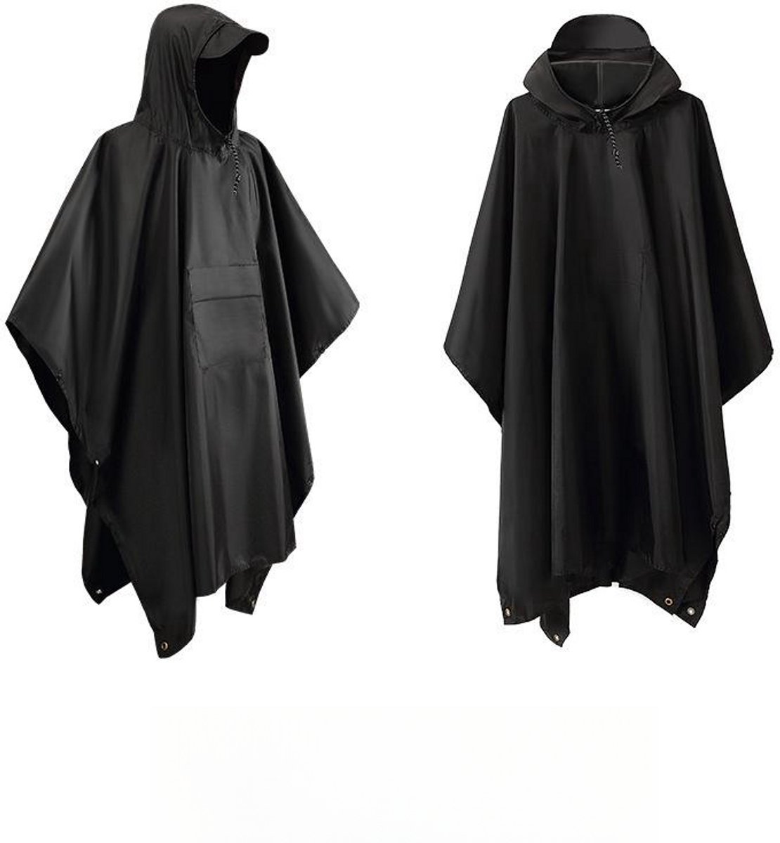 Multifunctionele regenponcho / waterdicht zeildoek / mat