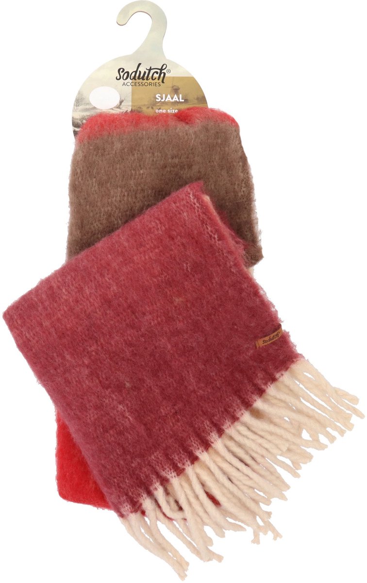 Sodutch Winter Essentials Sjaal - Bordeaux rood