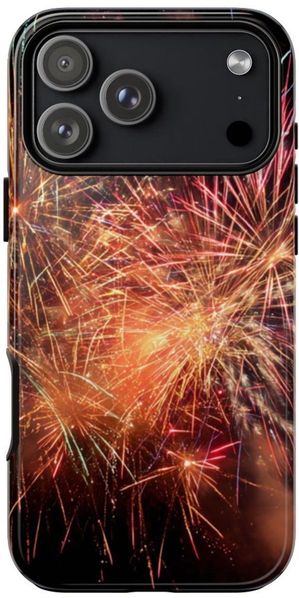 Kleurrijk Vuurwerk Spektakel – Telefoonhoesje Geschikt voor iPhone 17 Pro Max